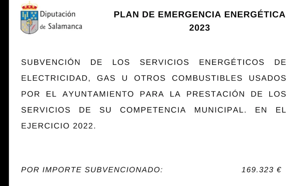 Plan de emergencia energética 2023