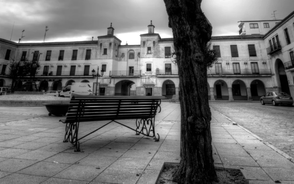 plaza nueva blanco y negro