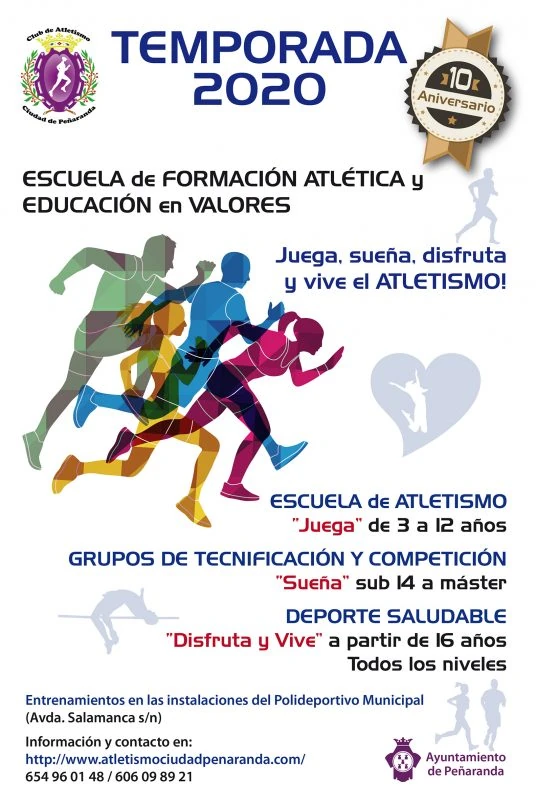 atletismo cartel temporada 2020